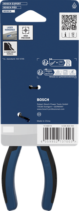 Tang hidung panjang Bosch 180 mm dengan gagang multi-komponen.